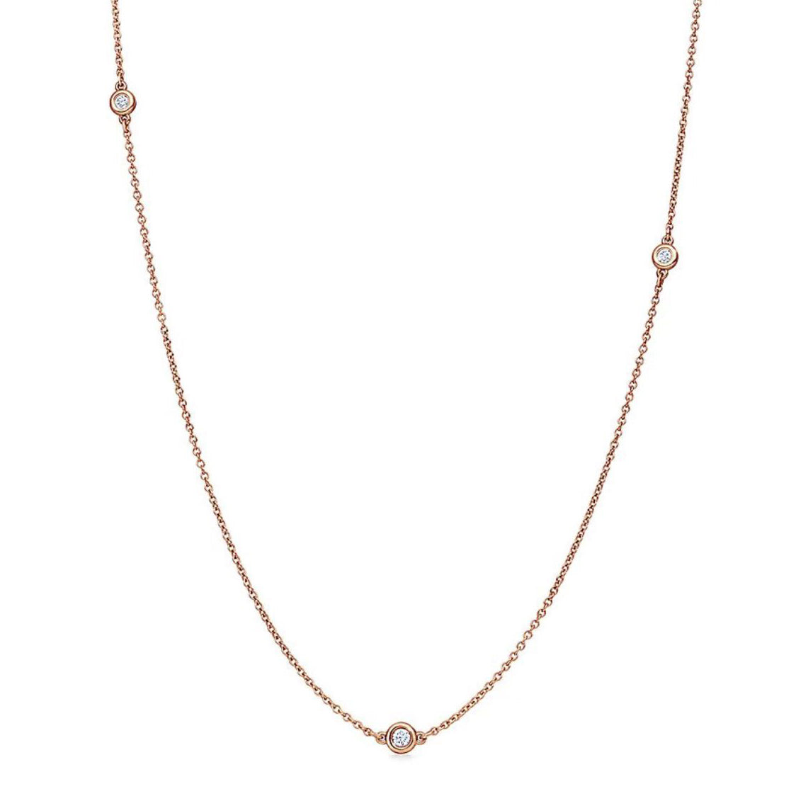 TIF79573293 9 blister diamond collarbone necklace
