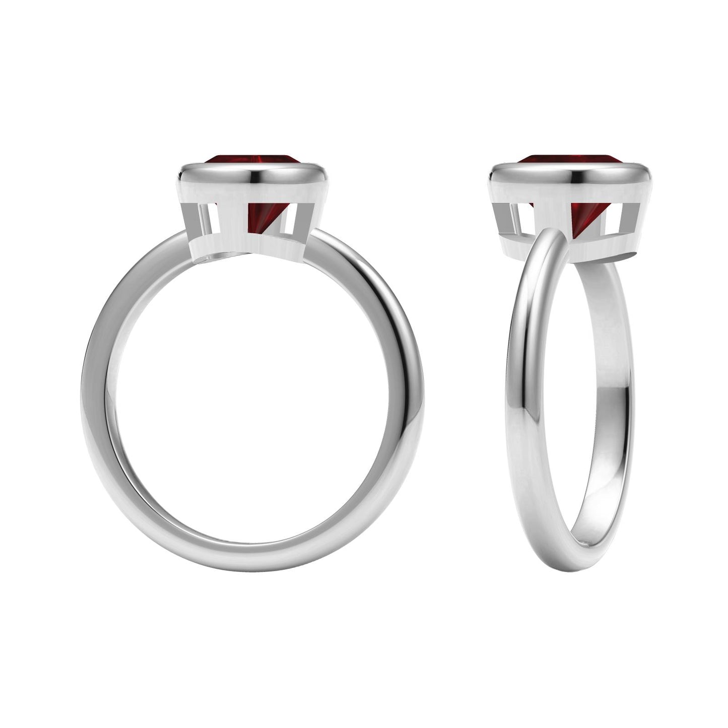 TIF79567458 bezel-set colorful gemstone egg-shaped stone ring