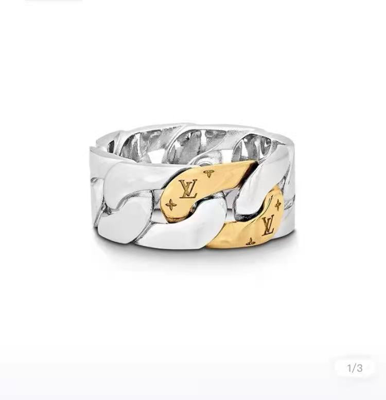 LV-M69465 denim chain ring