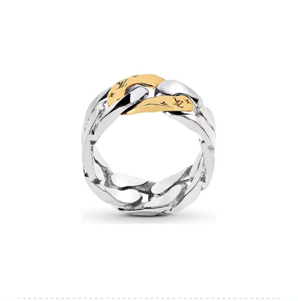 LV-M69465 denim chain ring