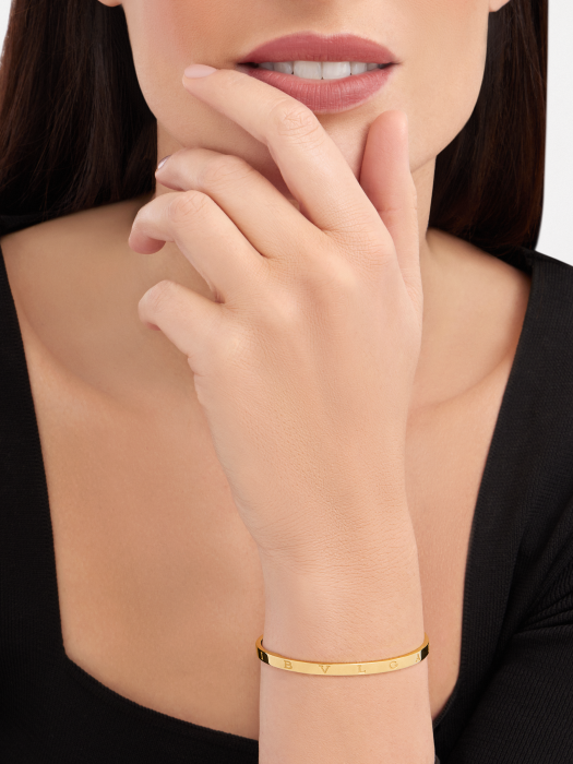 BGL-BR859976 light gold letter bracelet narrow version