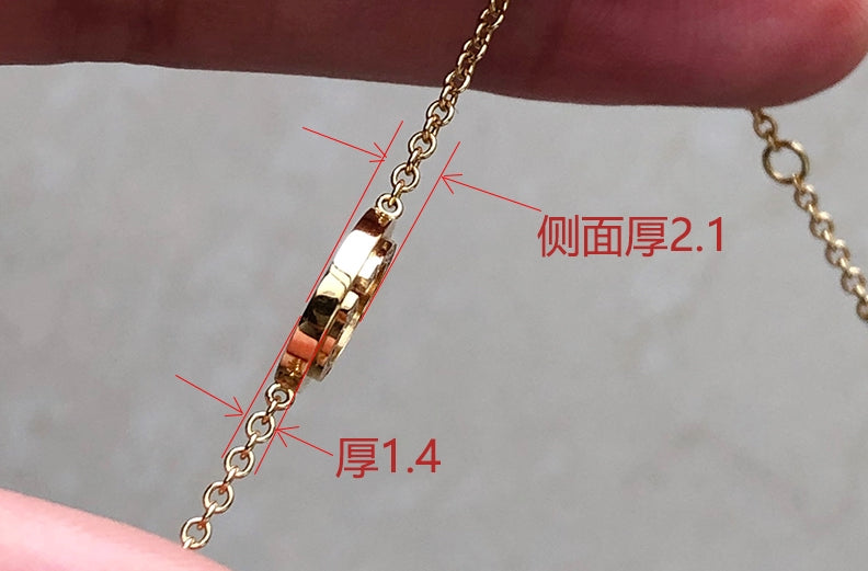 TIF12345920圆形镶钻T字玛瑙栓链吊坠