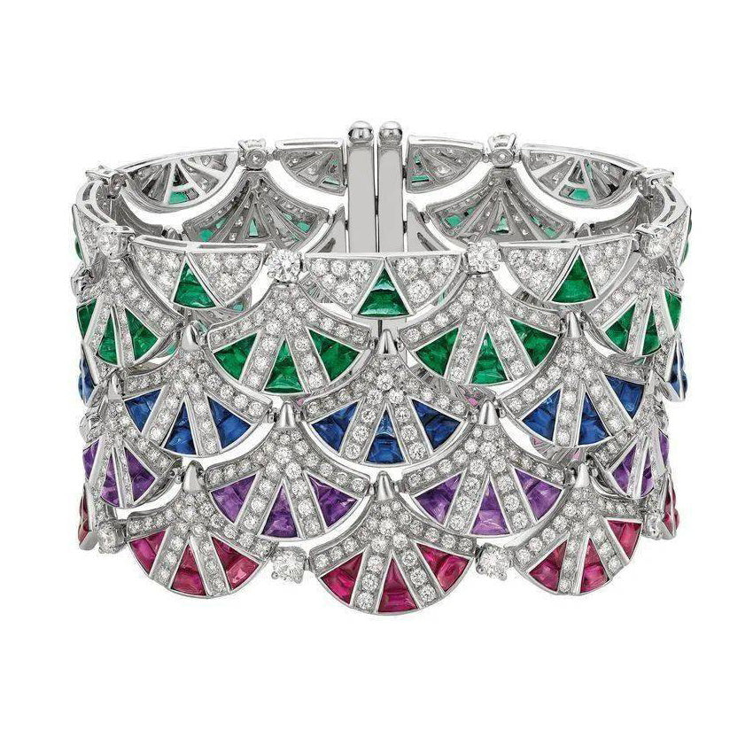 BGL-261523 full diamond fan skirt fan large set of bracelets