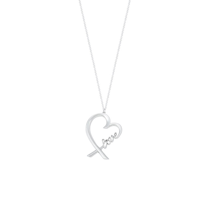 TIF72609339 light gold love cross heart pendant
