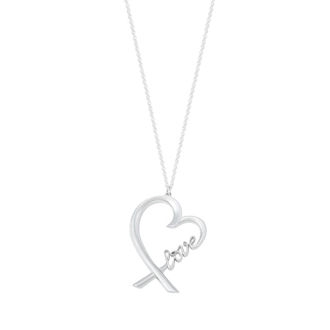 TIF72609339 light gold love cross heart pendant