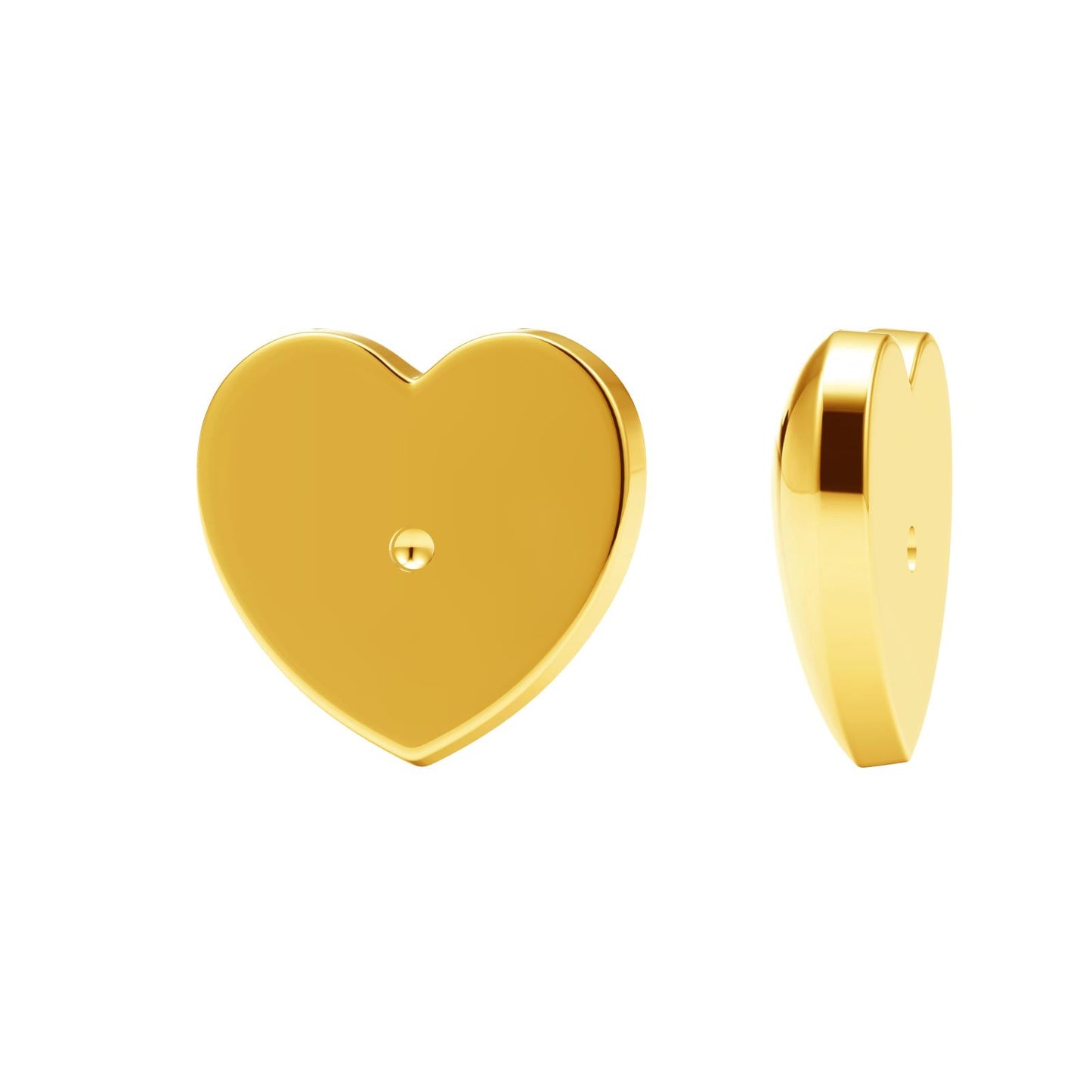 TIF21245444 single diamond heart-shaped earrings