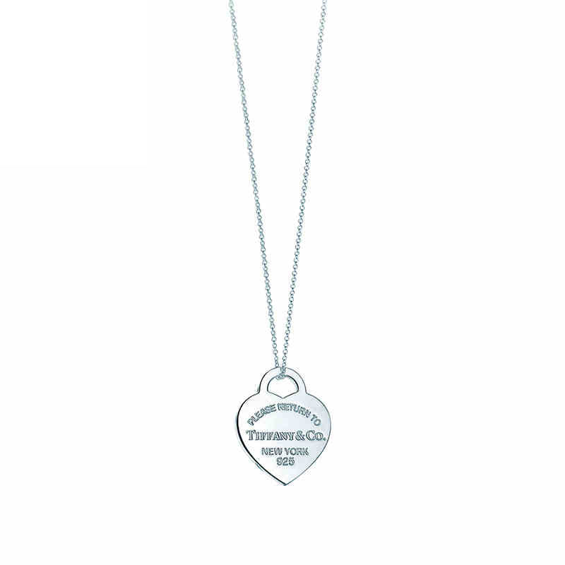 TIF11964823 medium light gold single heart-shaped pendant