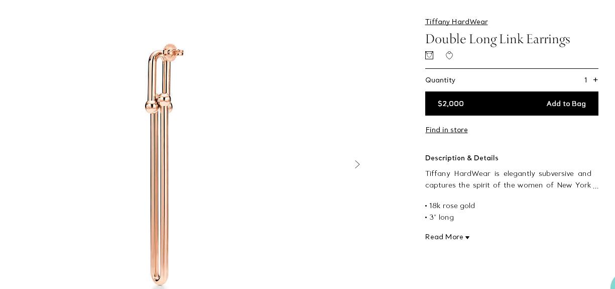 TIF46624680 light gold ball chain long earrings
