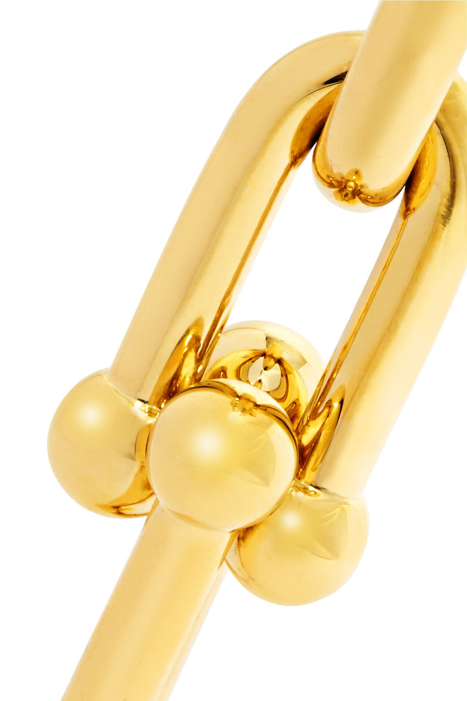 TIF11502452 light gold round wave ball chain buckle earrings