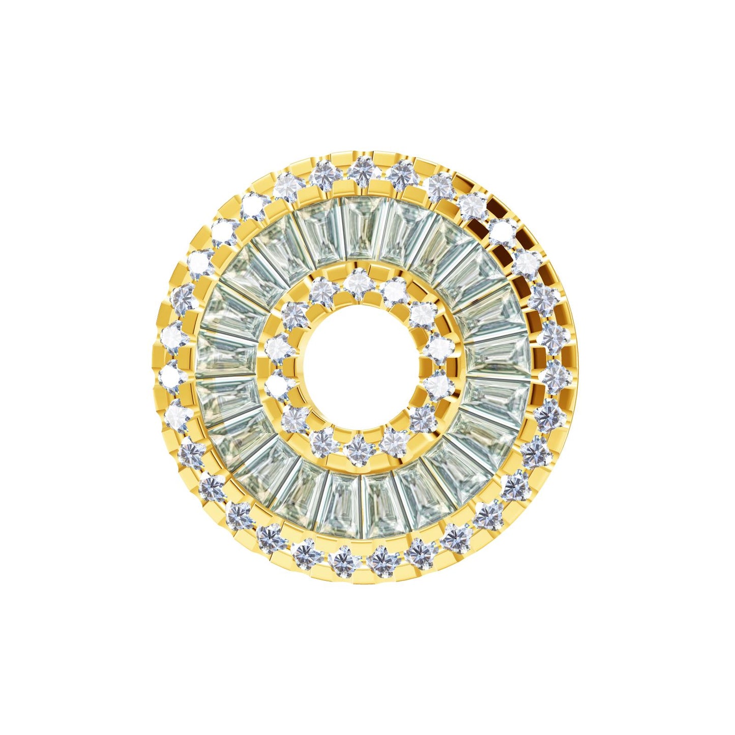 TIF16061467 round trapezoidal pendant