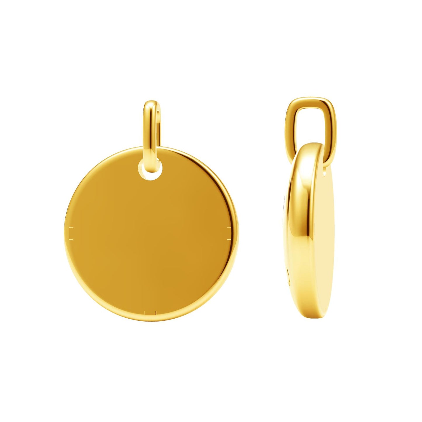TIF55348799 disc letter Q pendant