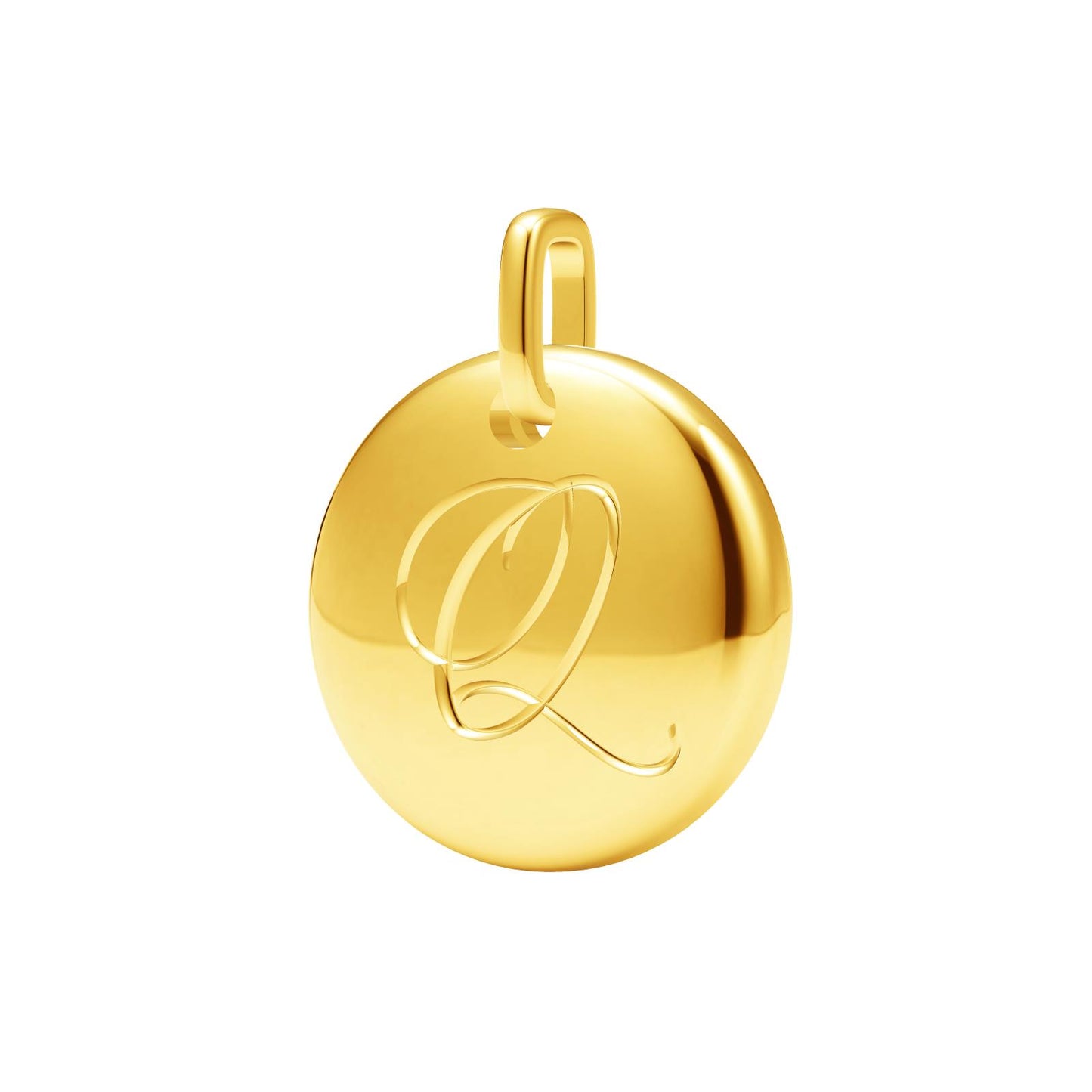 TIF55348799 disc letter Q pendant