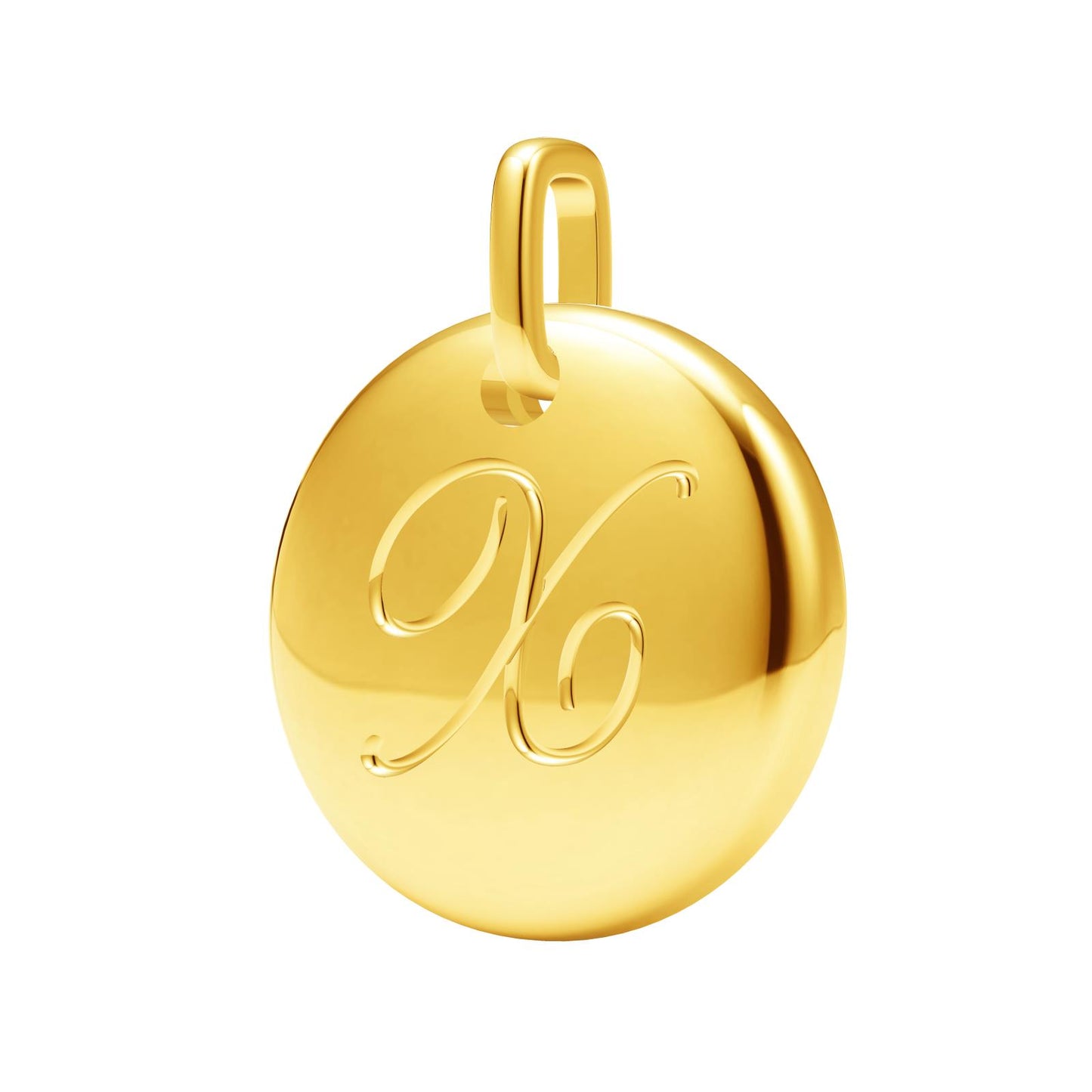 TIF10797902 disc letter X pendant