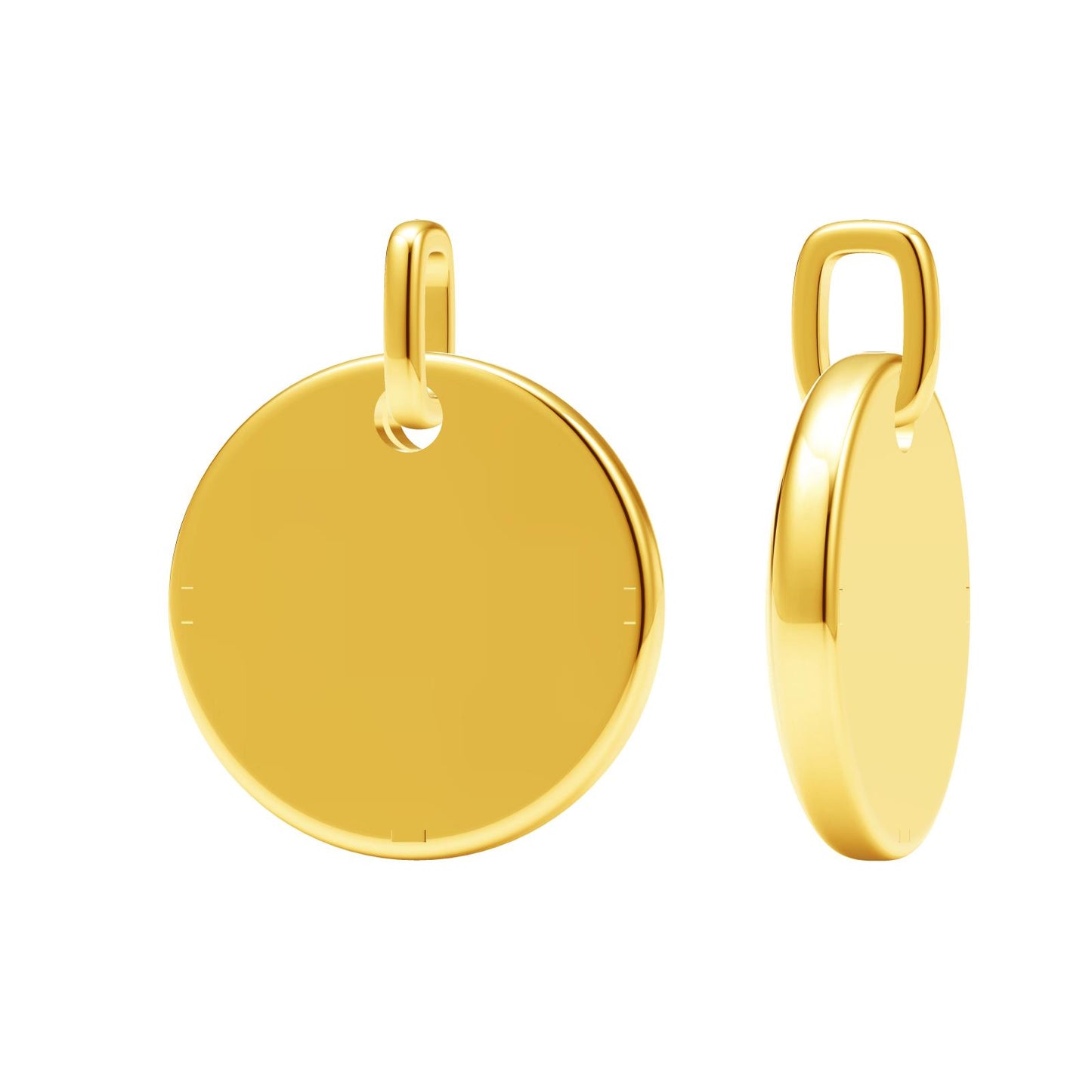 TIF41810274 disc letter T pendant