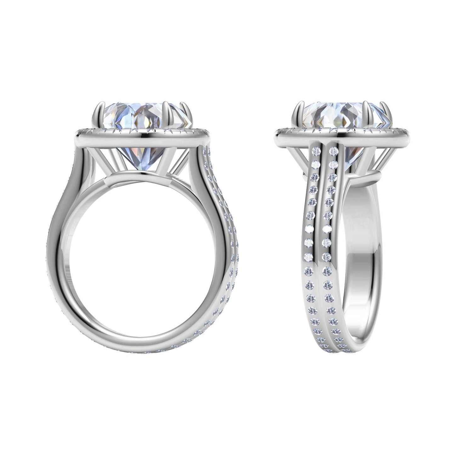 TIF25950863 round diamond circle stone diamond ring 11#