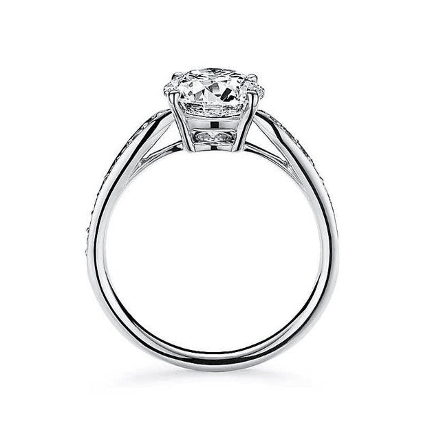 TIF72411072 Crossed four prong ring