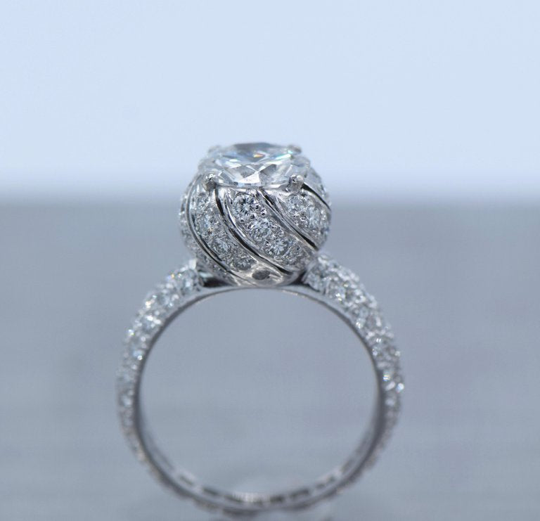 TIF25336216 full diamond bud xiaolongbao diamond ring