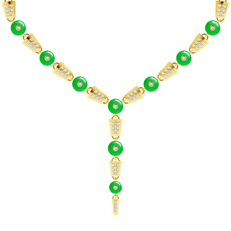 BGL-128418 snake body necklace