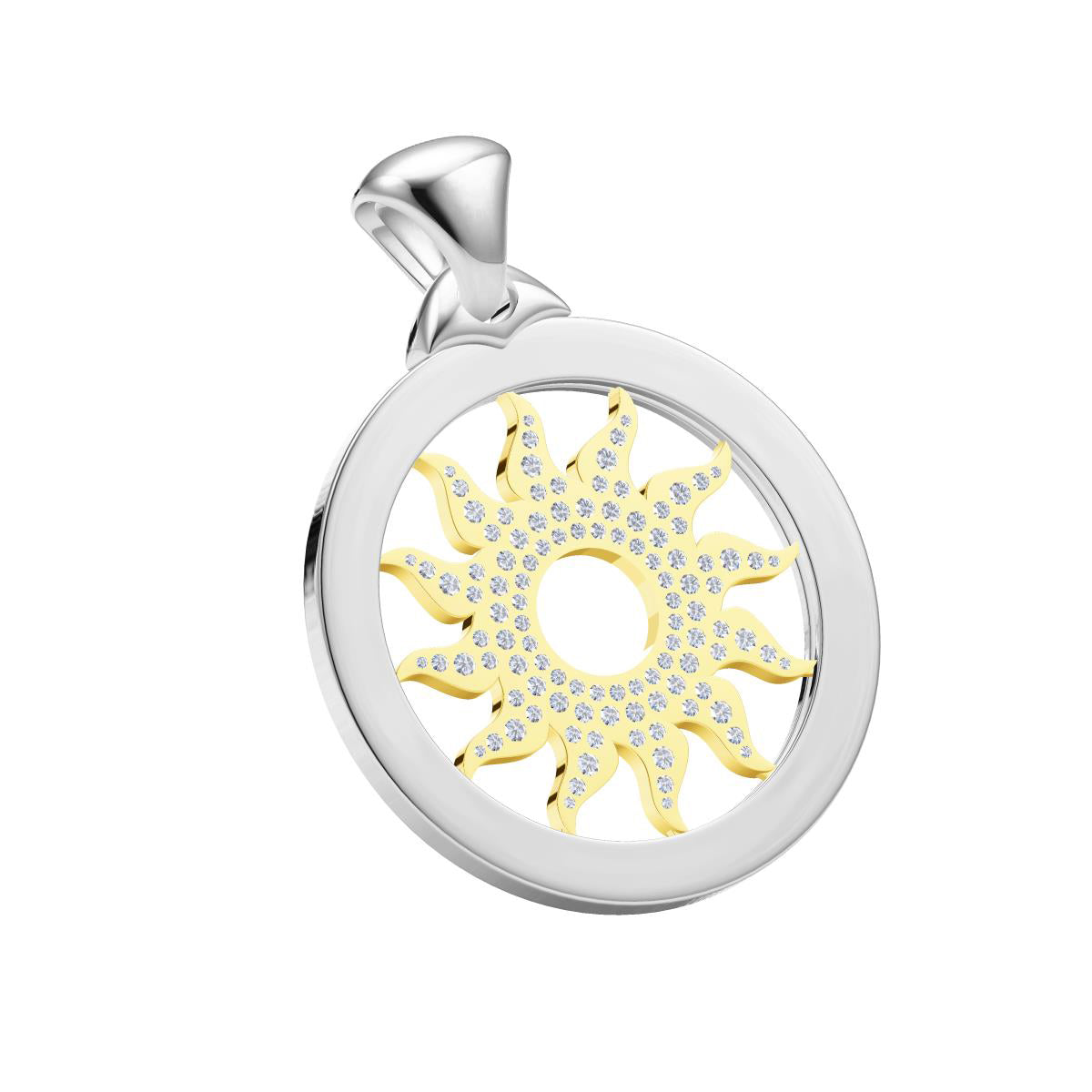 BGL-CL132822 sunband diamond color approx pendant