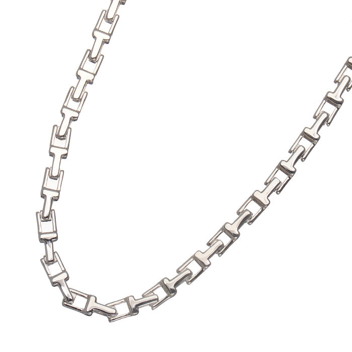TIF-34888892 light gold T chain necklace