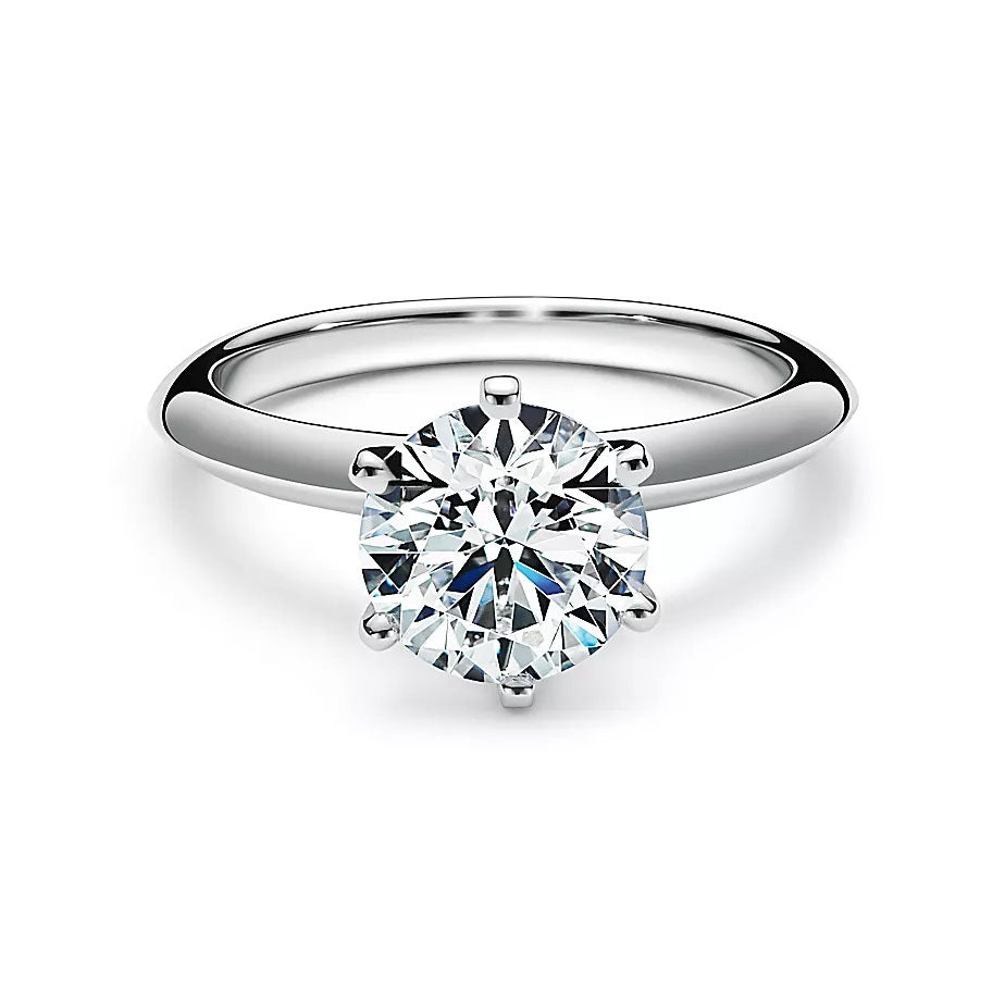 TIF-995766 Classic Herringbone Six-Prong Ring