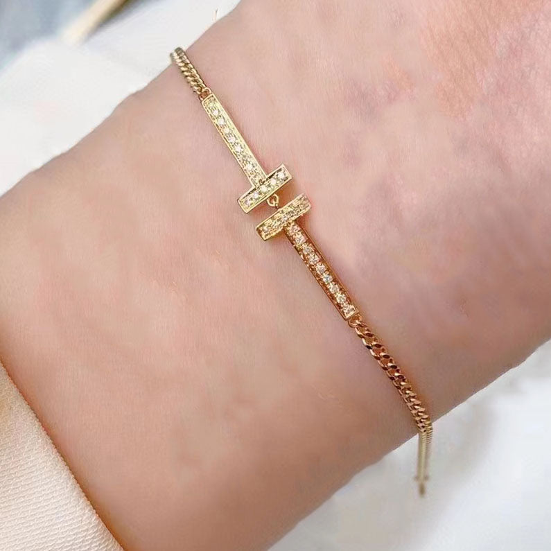 TIF-48155622 Double T Bracelet