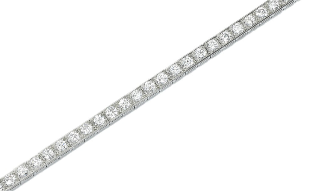KDY-N958944 square round diamond 2.1m stone inlay double line movable position bracelet