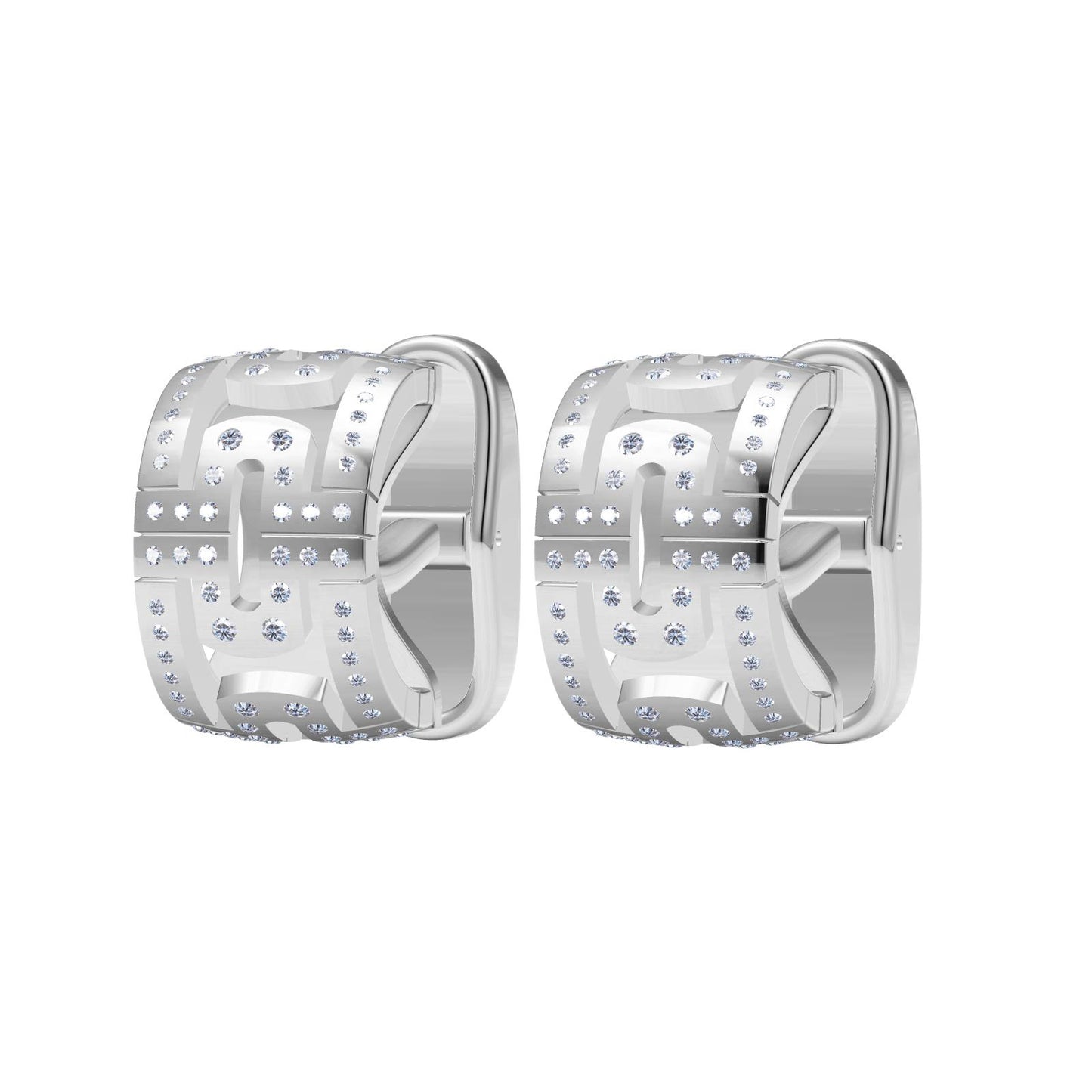 BGL-GM317997 diamond-shaped cufflinks