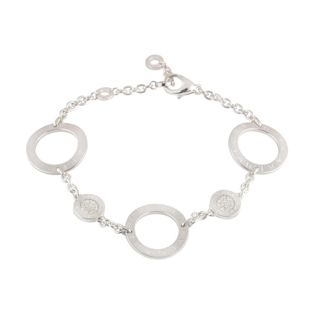 BGL-RD2822 round cake dense stone bracelet
