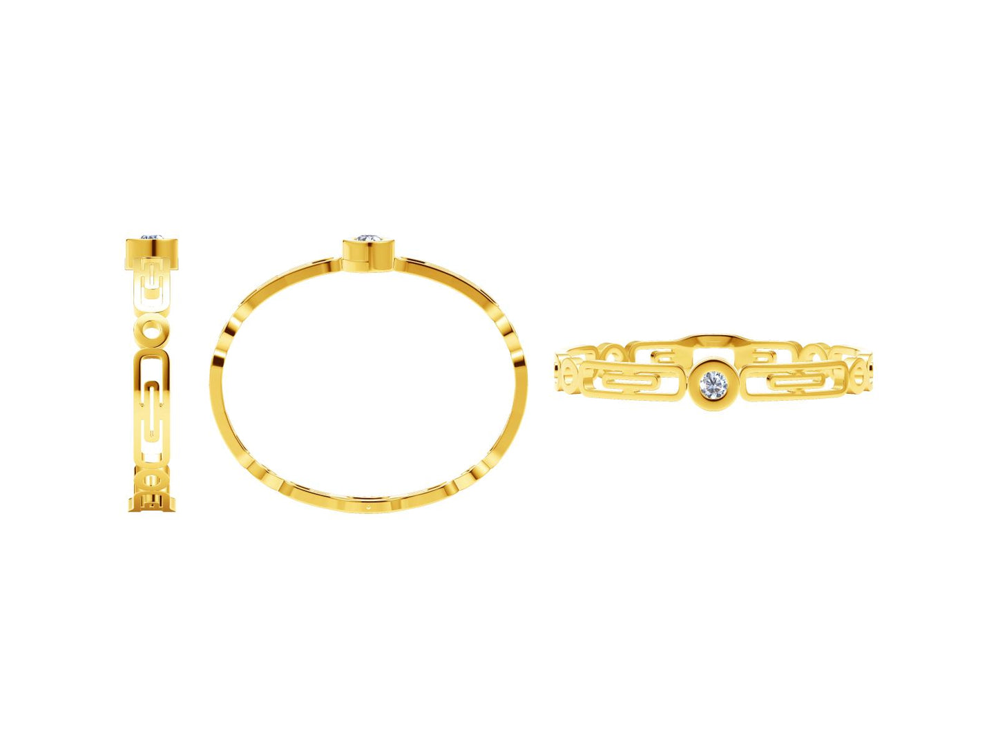 BGL-BR140516 Chinese character bucket bracelet