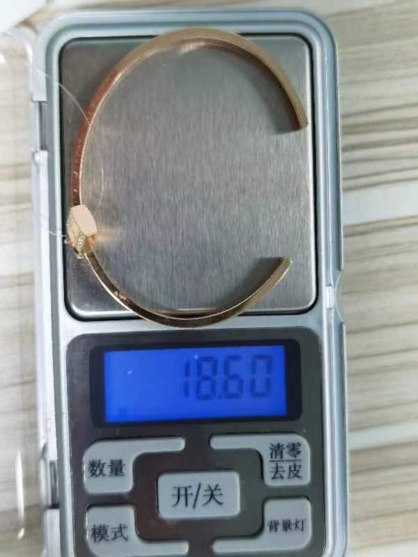 AMS-H220465B客版锁满钻开口手镯