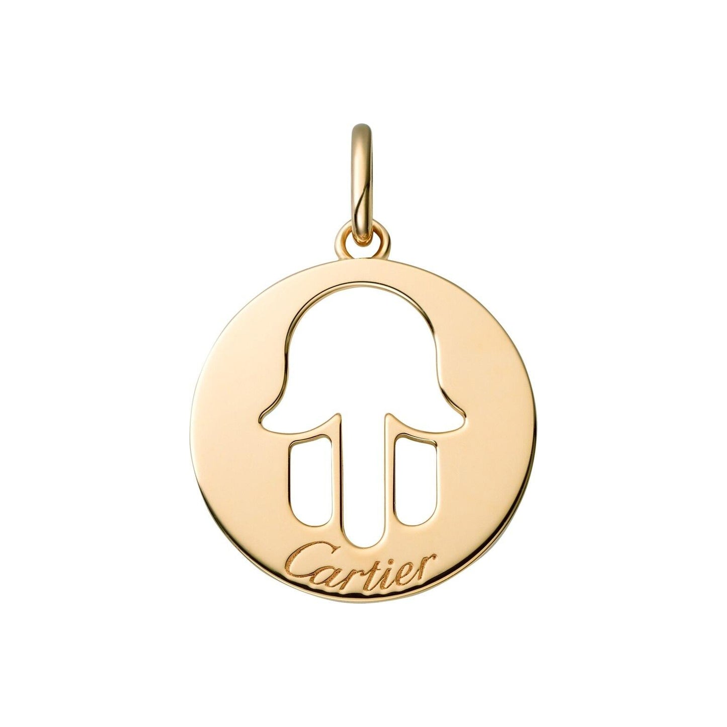 KDY-B3153113 light gold palm pendant
