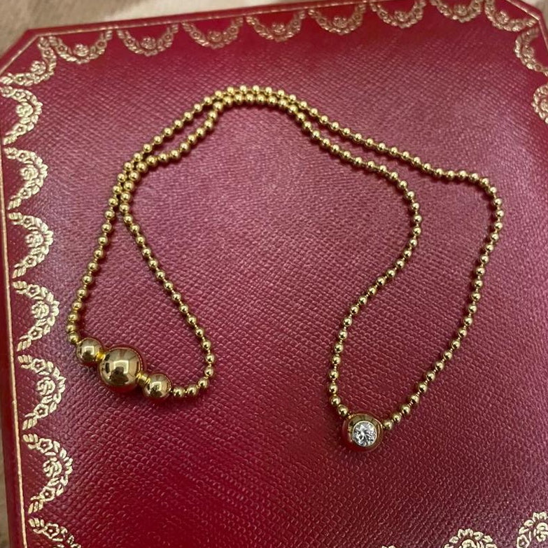 KDY-N55417 bead blister necklace