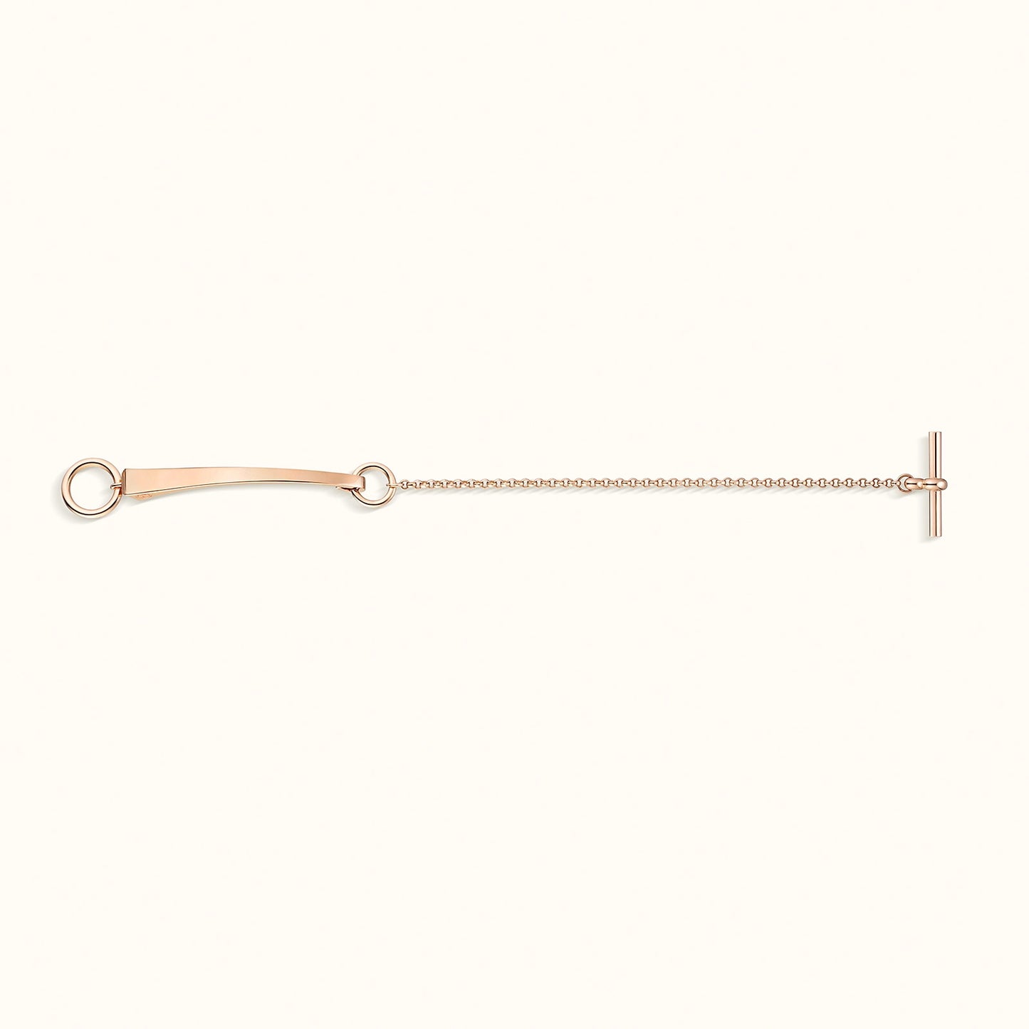 AMS-H122411B guest version light gold trapezoid square cone bracelet