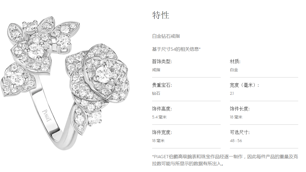 BJ-G34UX800玫瑰花开口戒指