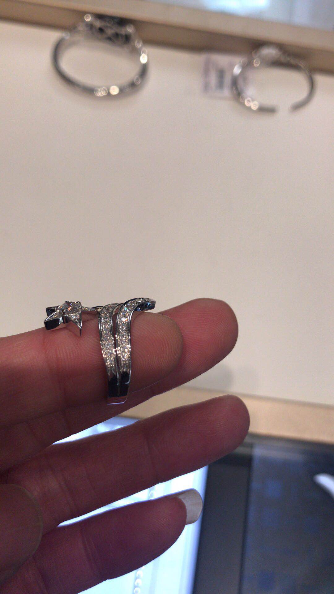 XNE-J2581 star full diamond ring