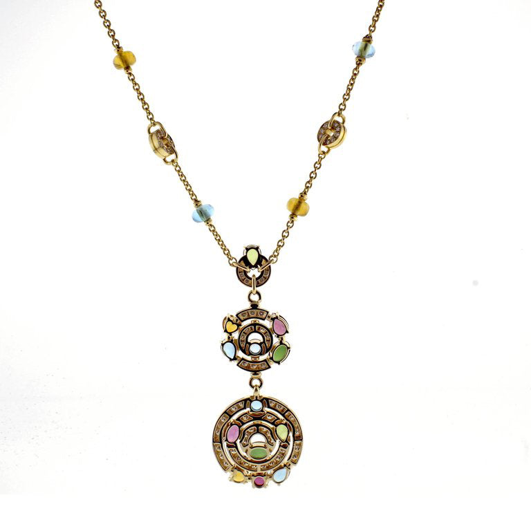BGL-RD3594B colorful treasure chain necklace