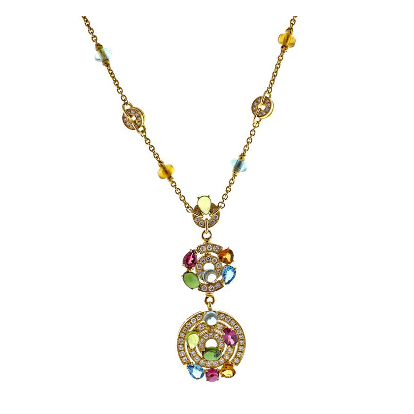 BGL-RD3594B colorful treasure chain necklace