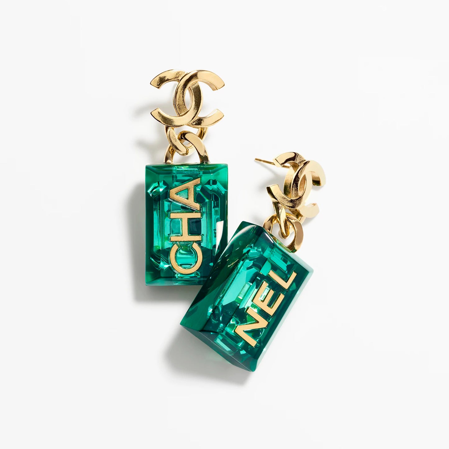 XNE-ABA452 Double C pendant earrings