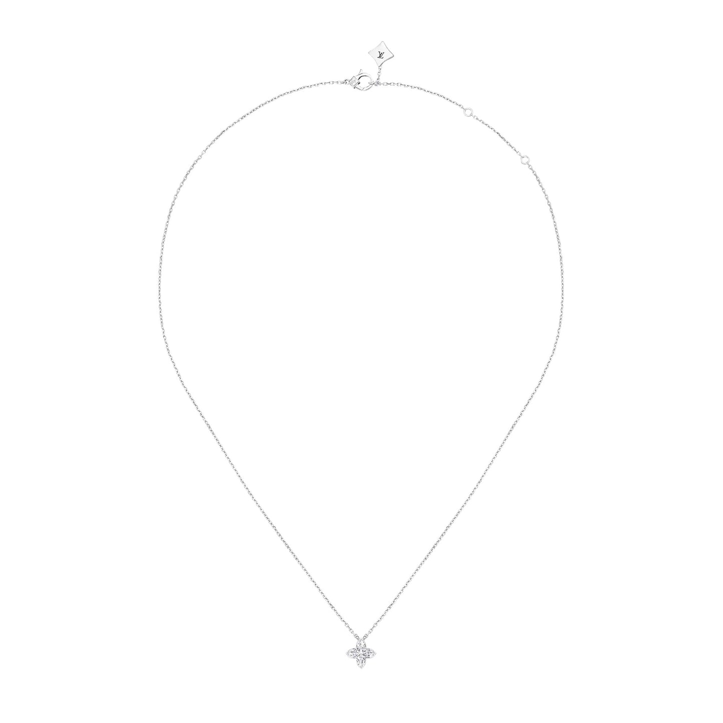 LV-Q03018 star cut diamond necklace
