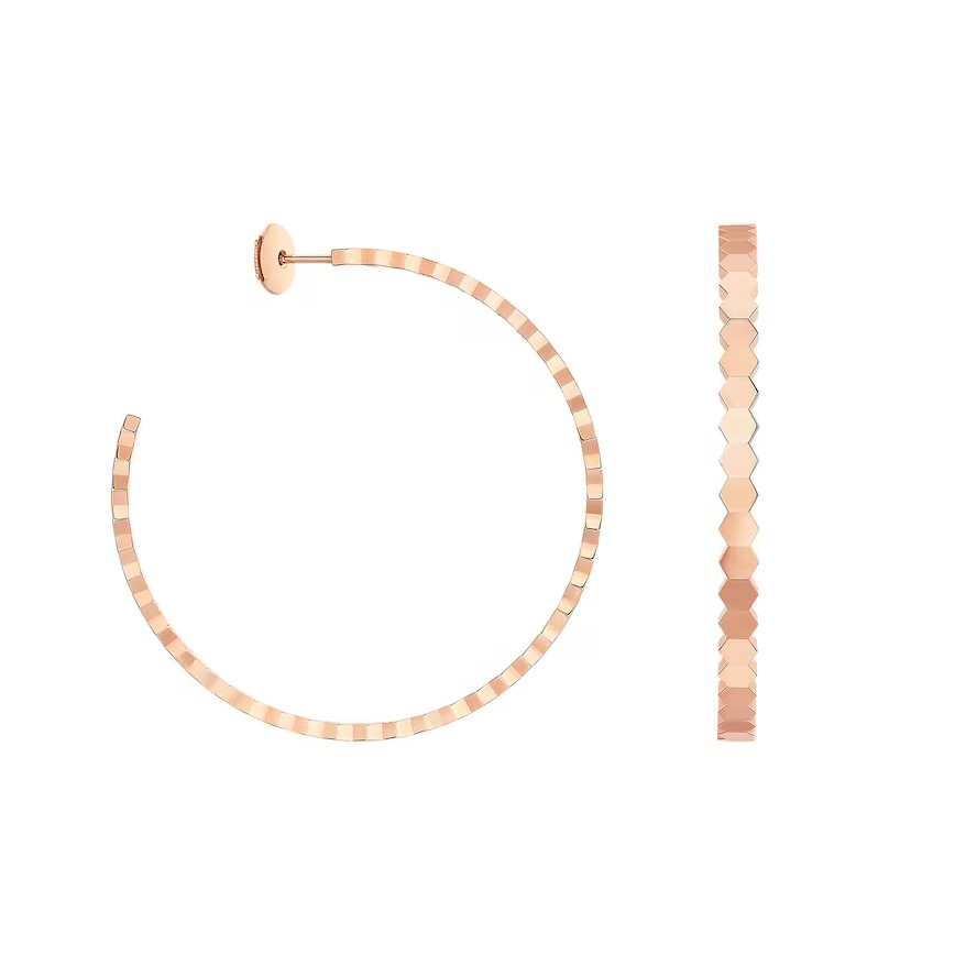 SM-085446 Honeycomb Earrings C-Shaped Earrings