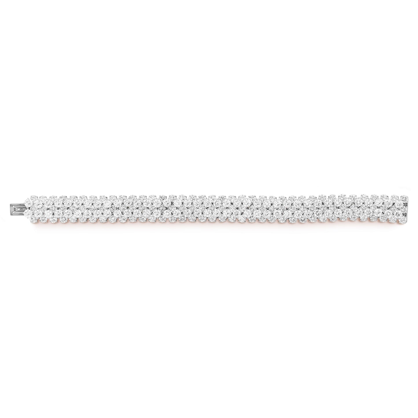VCARO9TN00 stacked diamond 5-row diamond bracelet