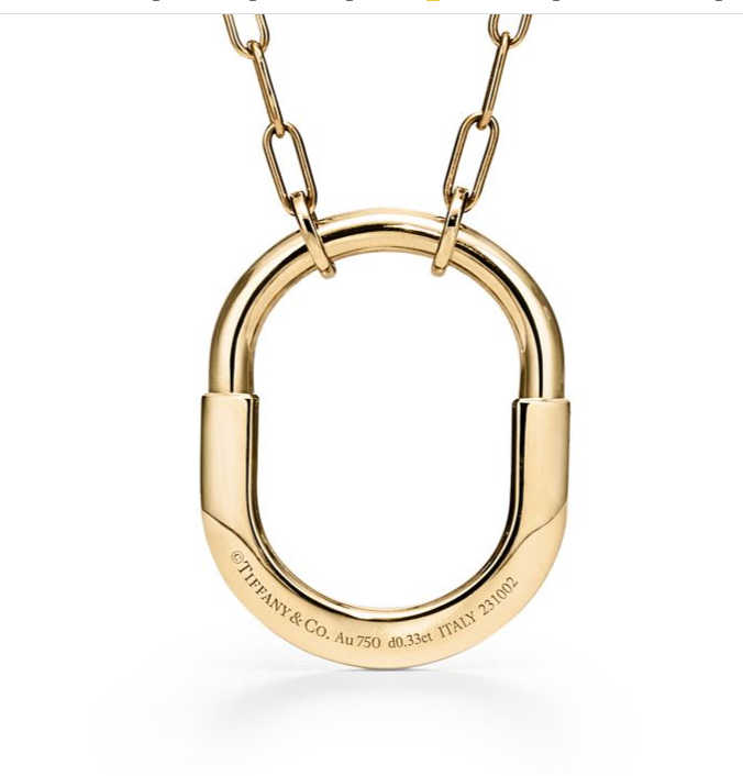 TIF-72342127 Medium Love Lock Necklace