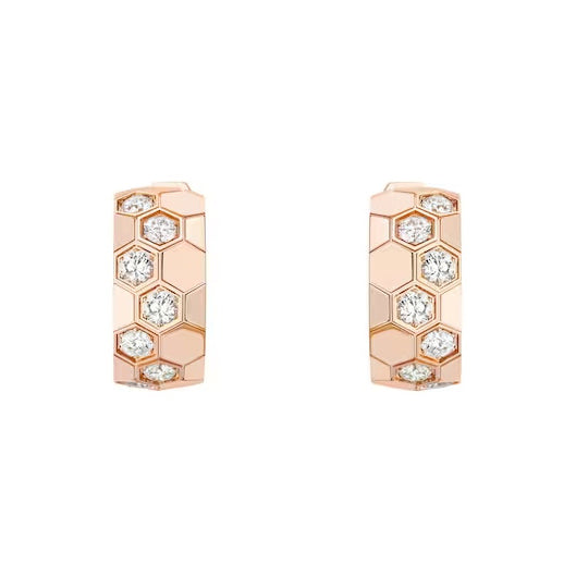 SM-085405 Beehive Honeycomb Earrings