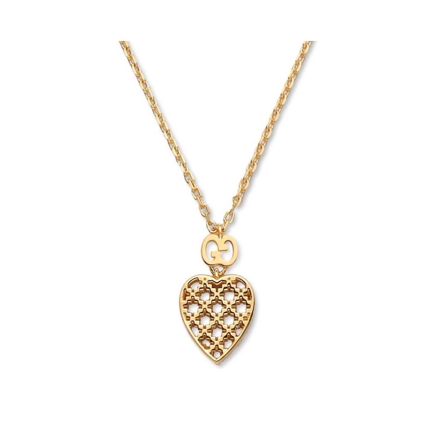GC-390193 Double G Heart Shape Pendant