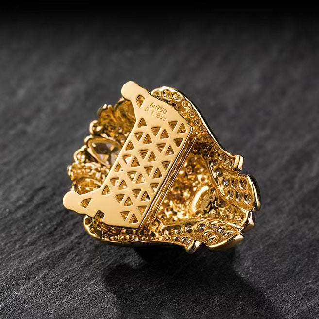 XNE-J18980 lion full diamond pendant