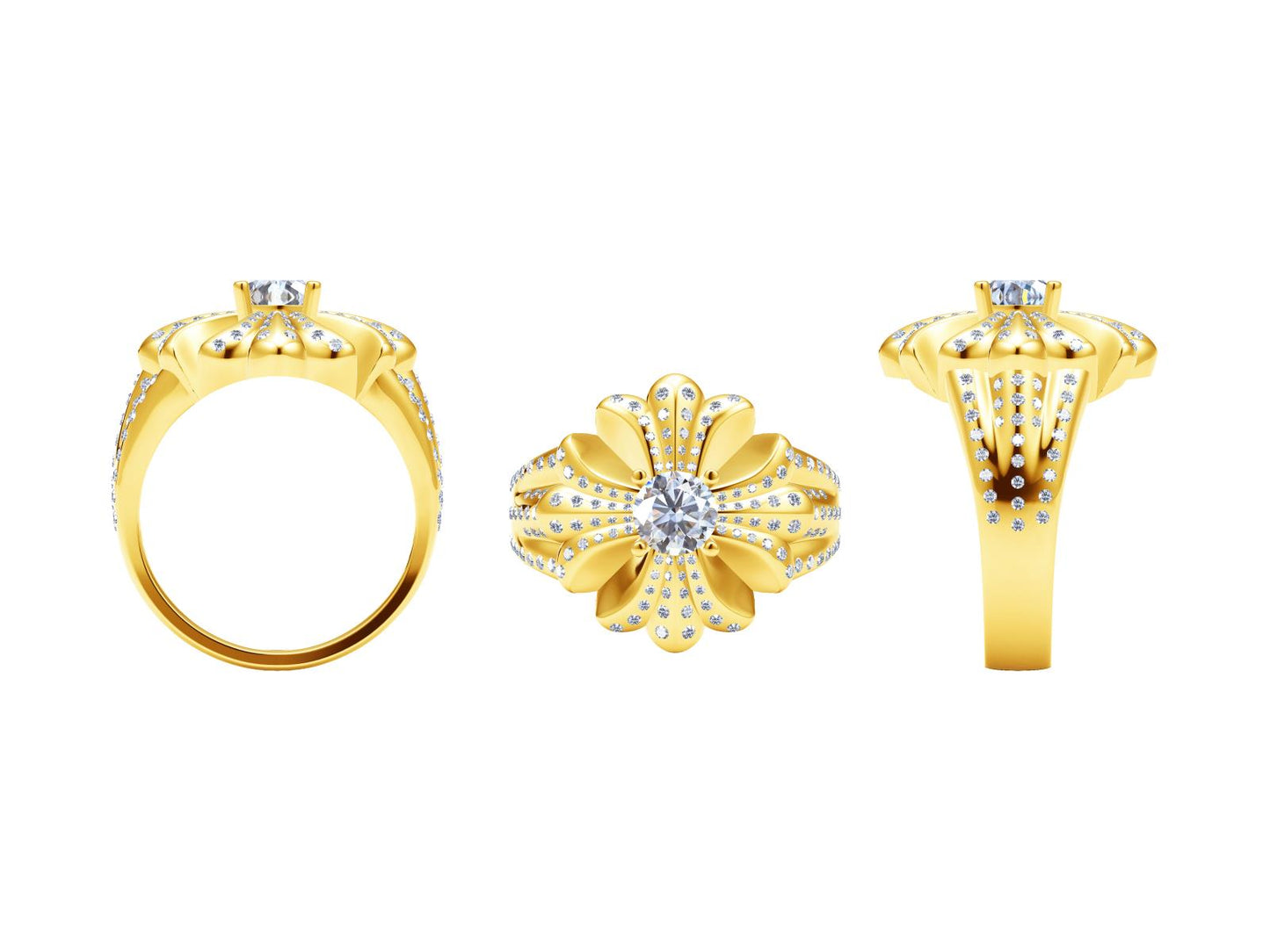 KLX-JZ649183镶钻十字架戒指25#