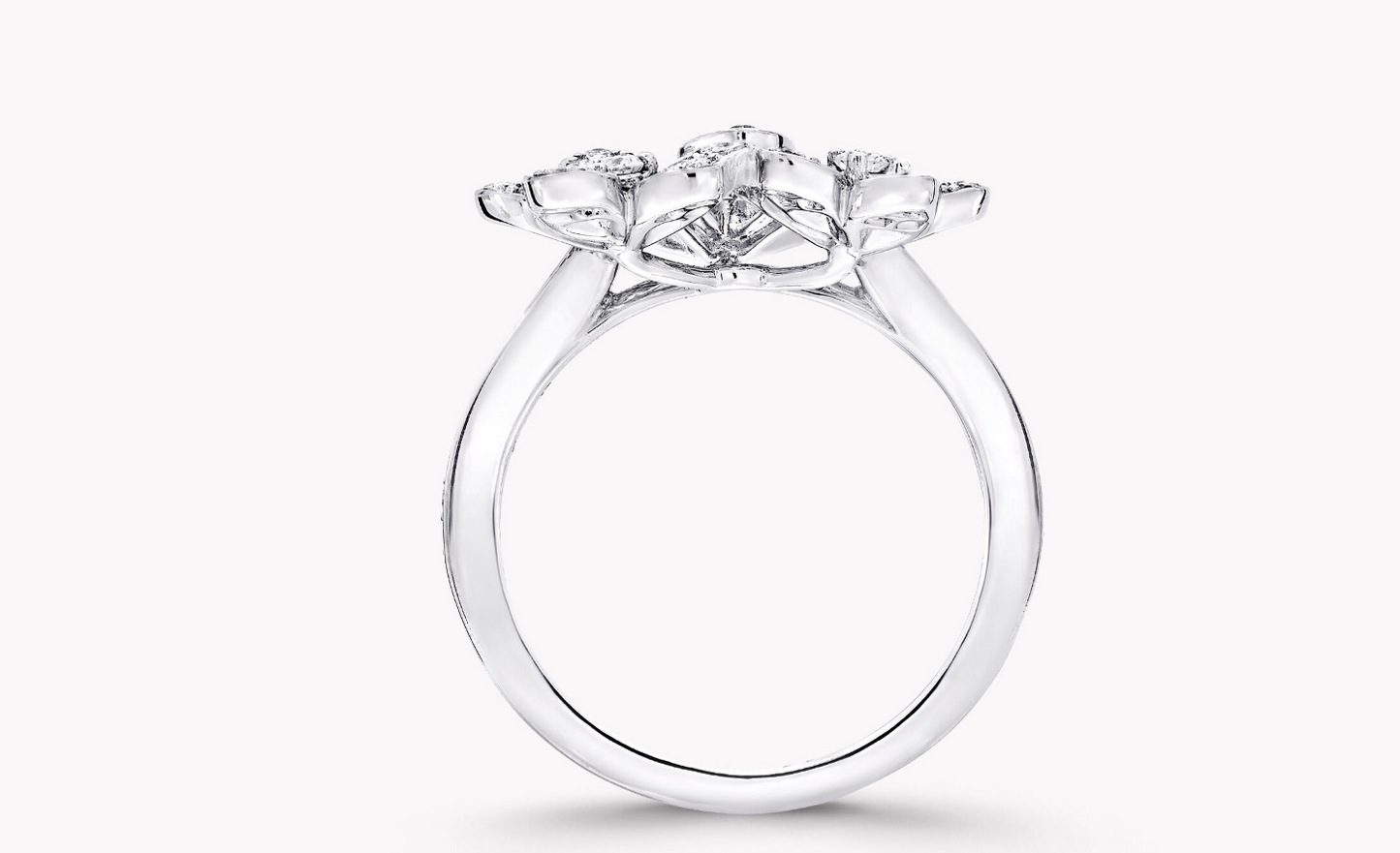 GLF-RGR843 mini three-petal ring