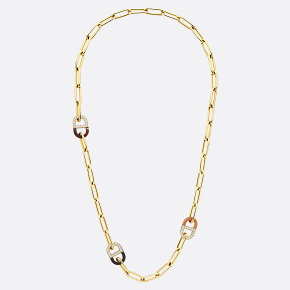 DIOR-JCCD94001 pig nose Japanese sandalwood necklace