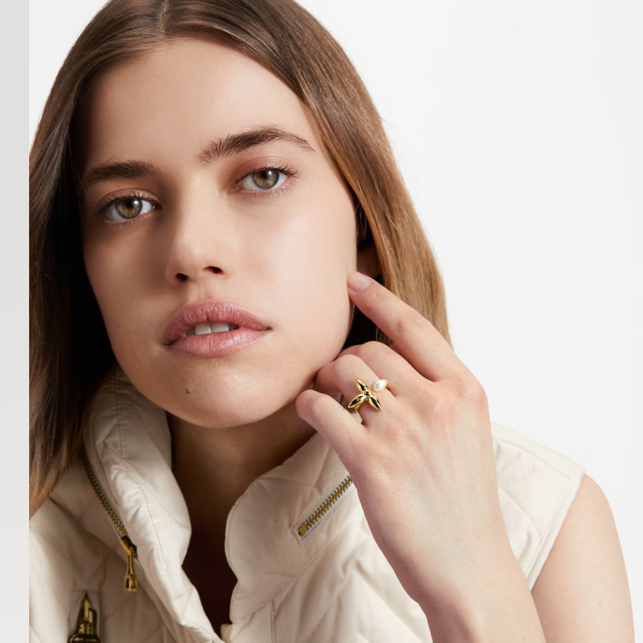 LV-M0949M pointed cone version flying standard pointed petal stamen ring